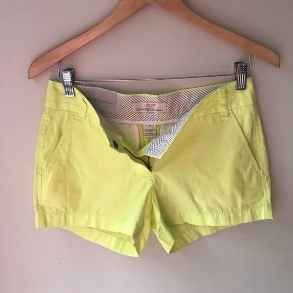 J. Crew Neon Green Yellow Broken Chino - Picture 2 of 6